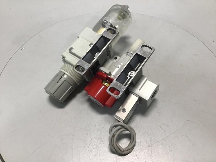 Used SMC Filter Regulator With Valve AW30K-N03-Z-B #113698