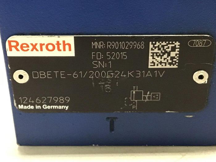 Used REXROTH Valve DBETE-61/200G24K31A1V Used