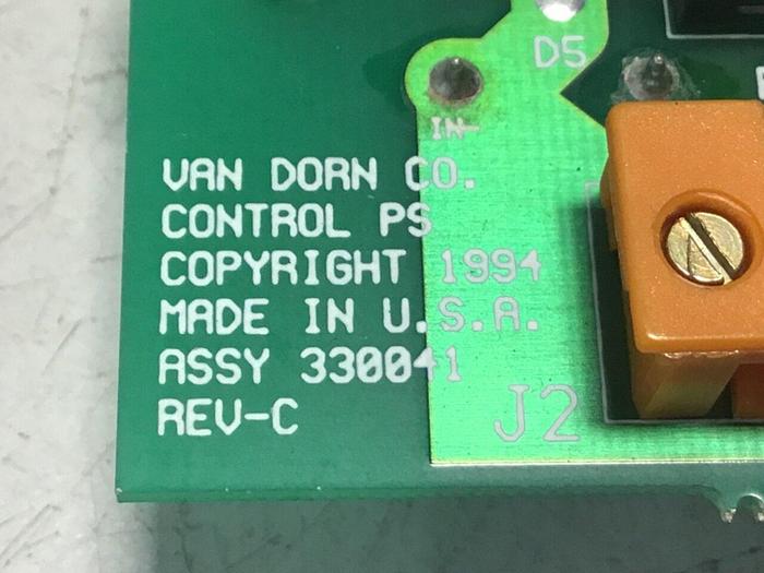 Used VAN DORN Circuit Board 330041 PC330-041 Used