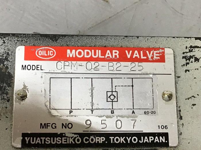 Used YUATSU SEIKO Valve CPM-02-B2-25 #118220