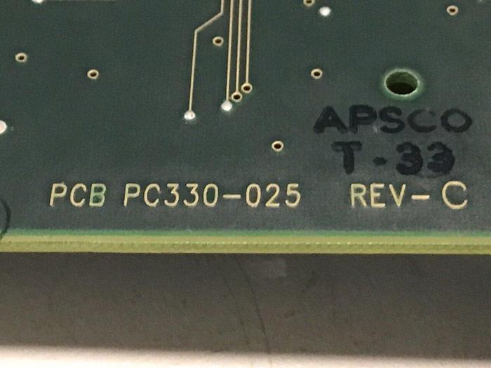 Used VAN DORN Analog Circuit Board 330025 PC330-025 Used