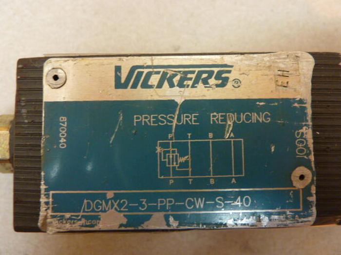 Used VICKERS Pressure Reducing Valve DGMX2-3-PP-CW-S-40 #38041