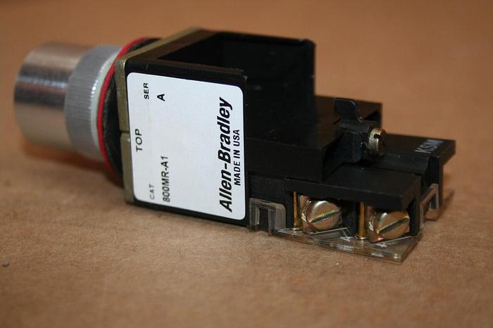 Used ALLEN BRADLEY Push Button 800MR-A1 YELLOW Used