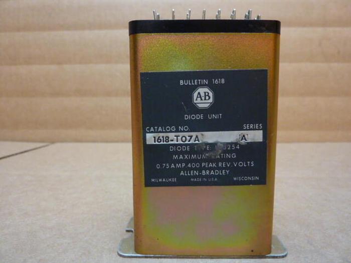 Used ALLEN BRADLEY Diode Unit 1618-T07A SER A #27732