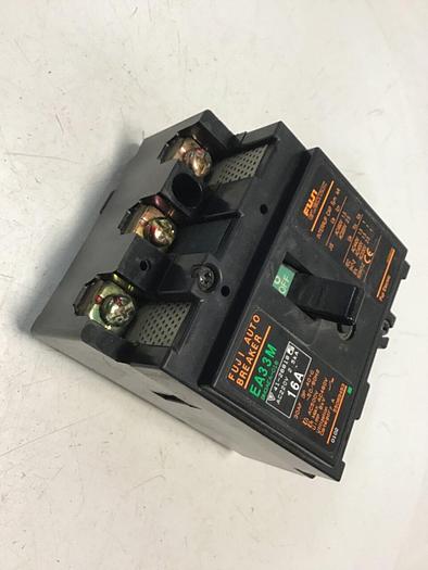Used FUJI ELECTRIC Circuit Breaker 16 Amp EA330M-16 #119757