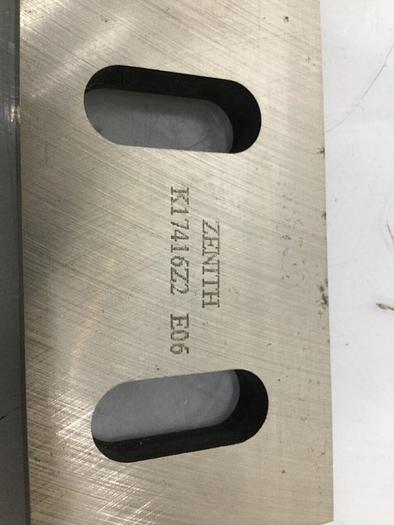 Used ZENITH CUTTER Granulator Blade / Knife K1746Z2 E06 #106785