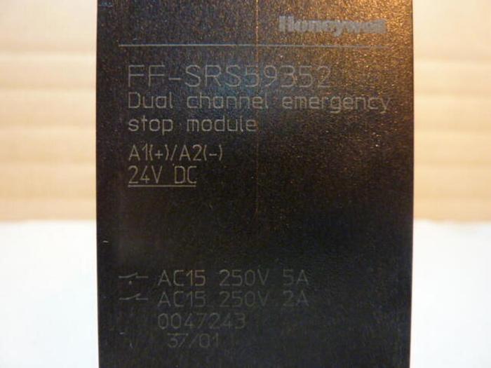 Used HONEYWELL Emergency Stop Module FF-SRS59352 #34878