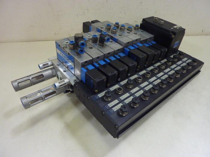 Used FESTO Control Block / Valve Terminal IFB8-02 #61267