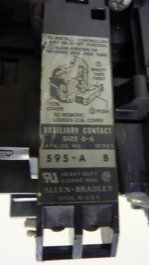 Used ALLEN BRADLEY Contactor 500-COD930 SER A #42679