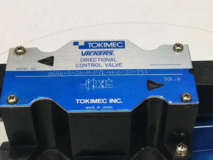 Used VICKERS Tokimec Directional Control Valve DG4V52AMP7LH630T51 #96942