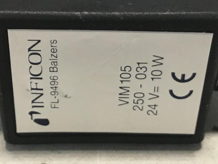 Used INFICON Gauge / Valve FL-9496 BALZERS #124335