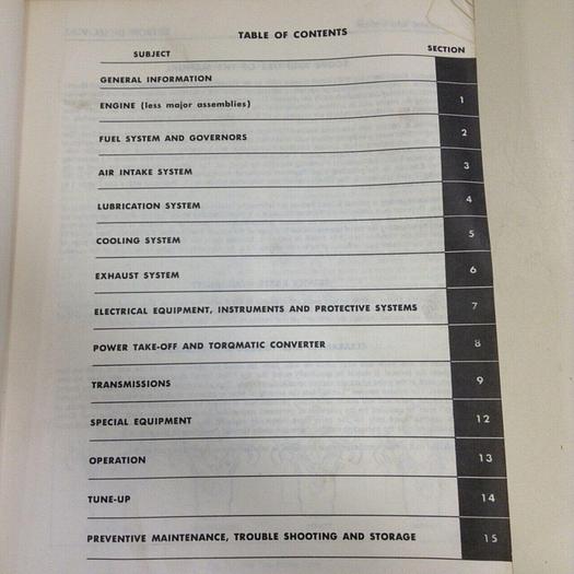 Used DETROIT DIESEL V-71 Service Manual V-71 SERVICE MANUAL #70762