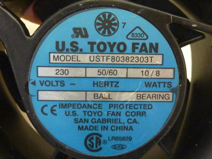 Used US TOYO Fan USTF80382303T #61829