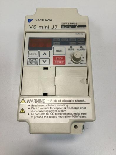 Used YASKAWA VS Mini J7 Drive CIMR-J7AA20P2 #101149