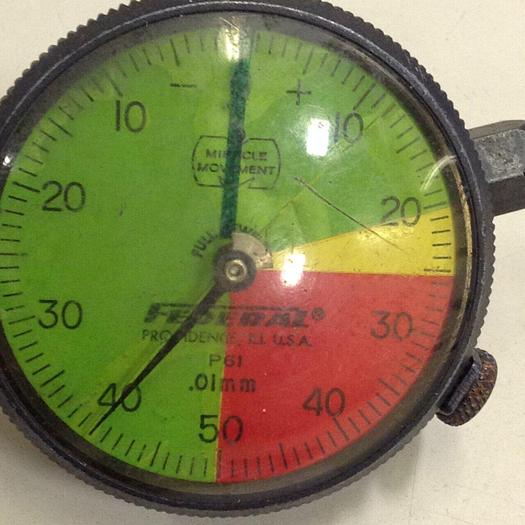 Used FEDERAL Dial Indicator Gauge P61 I #76736
