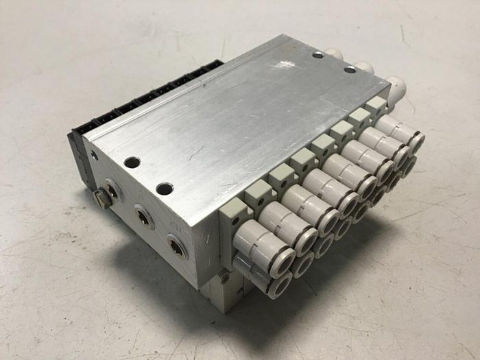 Used KOGANEI Manifold w/ Valves F10M8AJ #120929