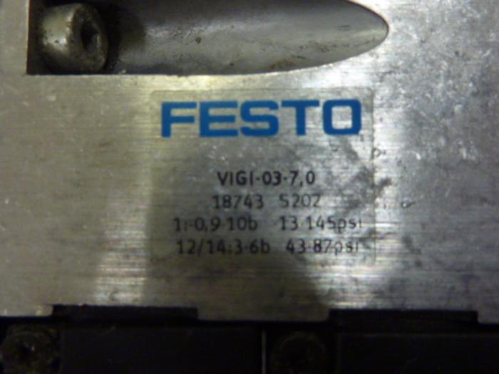 Used FESTO Control Block / Valve Terminal IFB13-03 Used