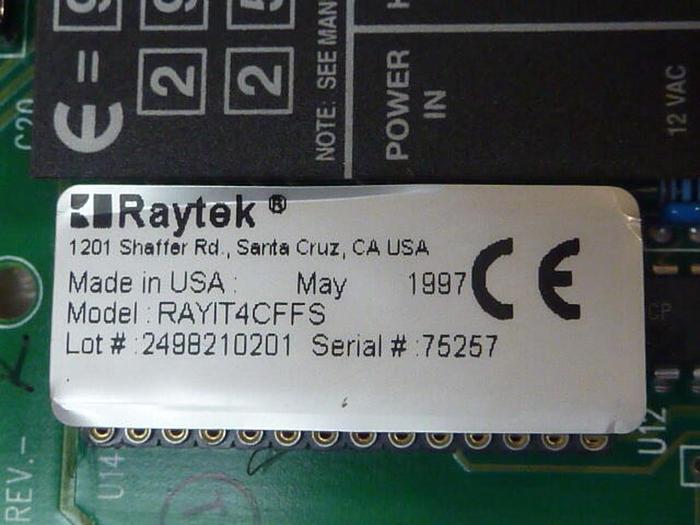 RAYTEK Sensor and Control Board RAYIT4CFFS #36956