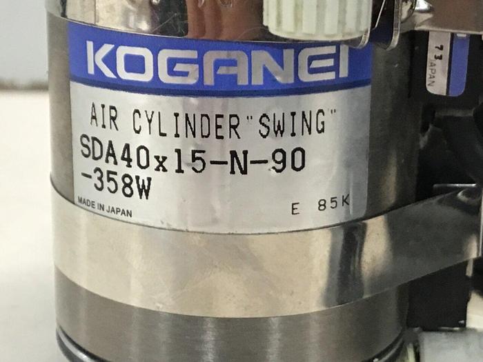 Used KOGANEI Air Cylinder Swing SDA40X15-N-90-358W #121037