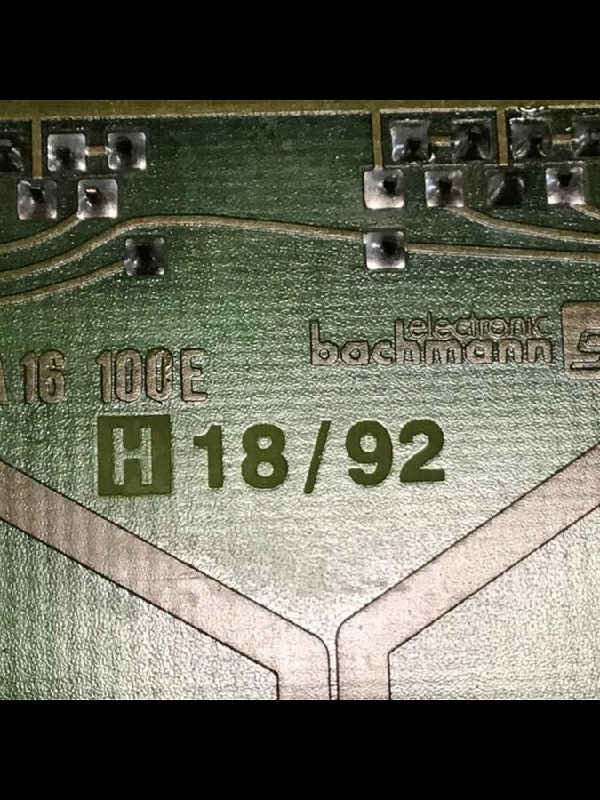 Used BACHMANN ELECTRONIC Circuit Board CA16/P2.5 Used
