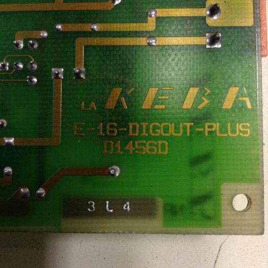 Used KEBA Engel Output Board E-16-DIGOUT-PLUS D1456D Used