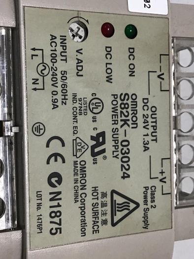 Used OMRON Power Supply S82K-03024 #119082