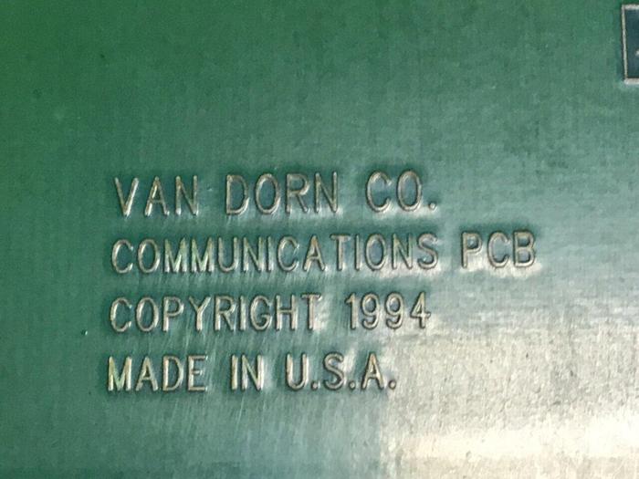 Used VAN DORN Communication Board PC330-081 330-081 Used