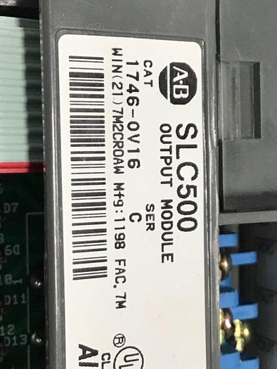 Used ALLEN BRADLEY Output Module 1746-OV16 SER C #72024