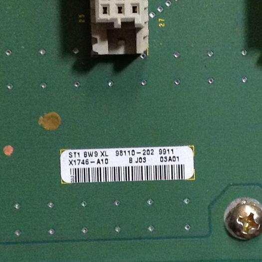 Used ALLEN BRADLEY Power Supply, Slot Rack 1746-P2 SER C / 1746-A10 SER B #71957