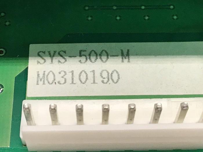 Used SYSCO Control Panel SYS-500 #125366