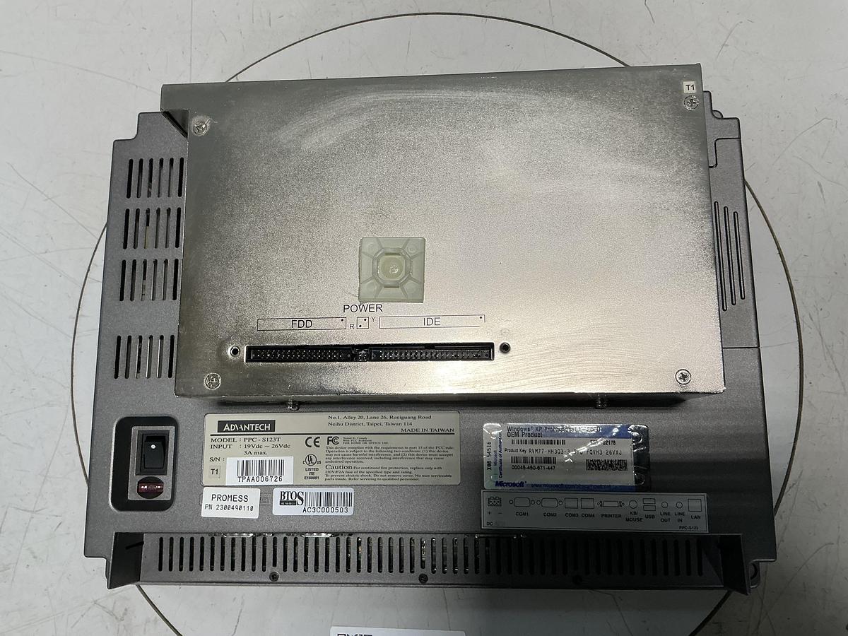 Used ADVANTECH PPC-S123T