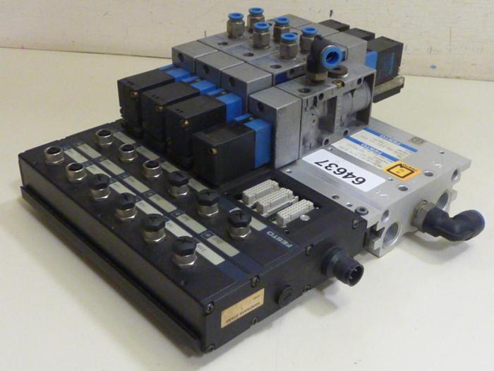 Used FESTO Control Block / Valve Terminal IIFB-02-1/4-4-BU #64638