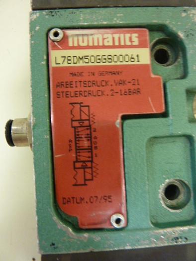 Used NUMATICS Valve L78DM50GGS00061 #59992