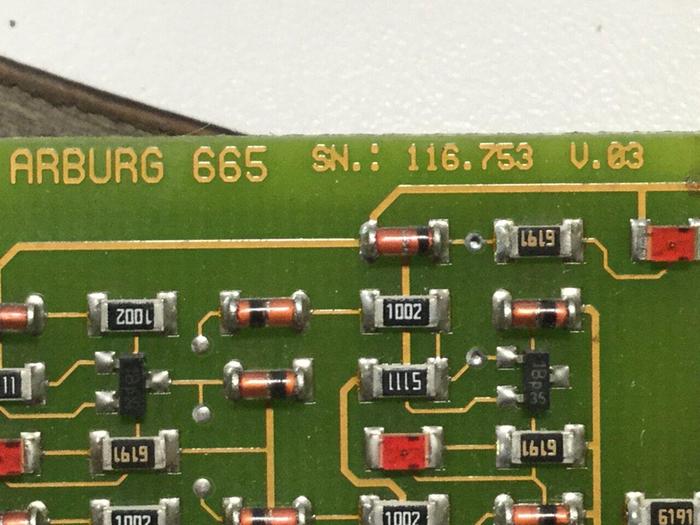 Used ARBURG Circuit Board ARB 665 Used