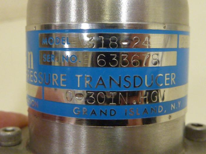 Used VIATRAN Pressure Transducer 318-24 #54368