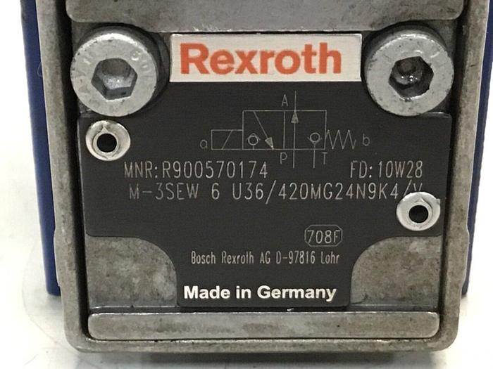 Used REXROTH Valve M3SEW6U36420MG24N9K4 Used