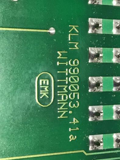 Used WITTMANN Circuit Board KLM 990053.41B #118152