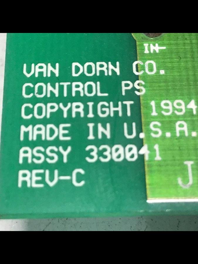 Used VAN DORN Circuit Board 330041 PC330-041 Used