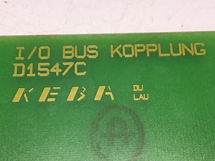 Used KEBA Circuit Board / Engel I/O BUS KOPPLUNG D1547C Used