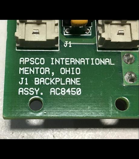 Used APSCO Van Dorn Rack Circuit Board AC8450 USED
