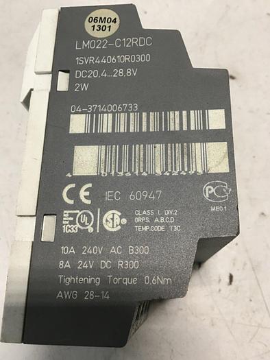 Used ABB Logic Module LM022-C12RDC #135892