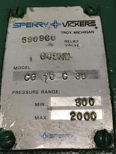 Used VICKERS Relief Valve CG10C30 Used #135618