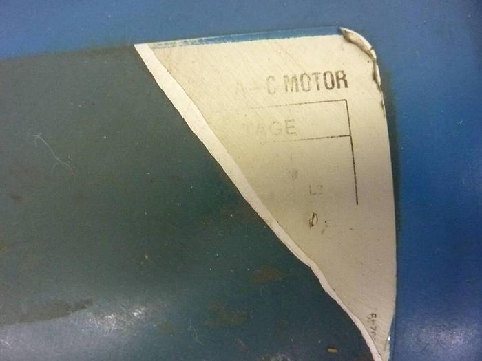 Used RELIANCE ELECTRIC AC Motor w/ Gearbox P56H5069G #64955