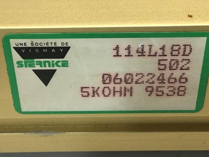 Used VISHAY Linear 114L18D502 #129591