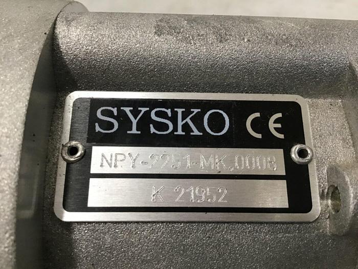 Used SYSKO CORPORATION Pump NPY-2251-MK.0008 #125330