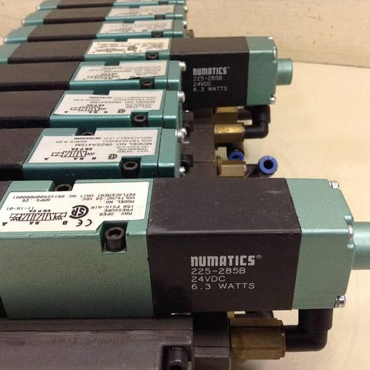 Used NUMATICS Control Block w/ Valves 082SA415M #80033