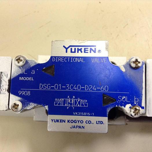 Used YUKEN Directional Valve DSG-01-3C40-D24-60 #72522
