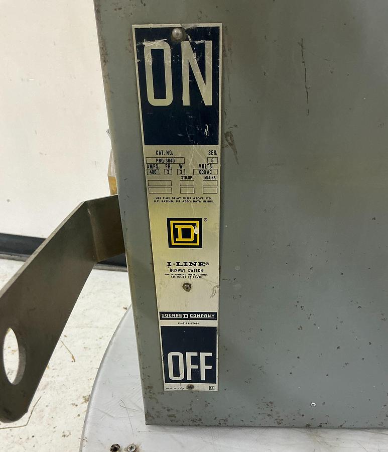Used SQUARE D PBQ-3640