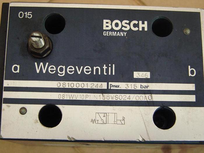 Used BOSCH Directional Valve 081WV10P1N188WS024 0 810 001 244 Used