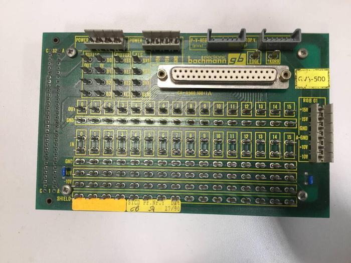 Used BACHMANN ELECTRONIC Circuit Board CVA5001001A #93581